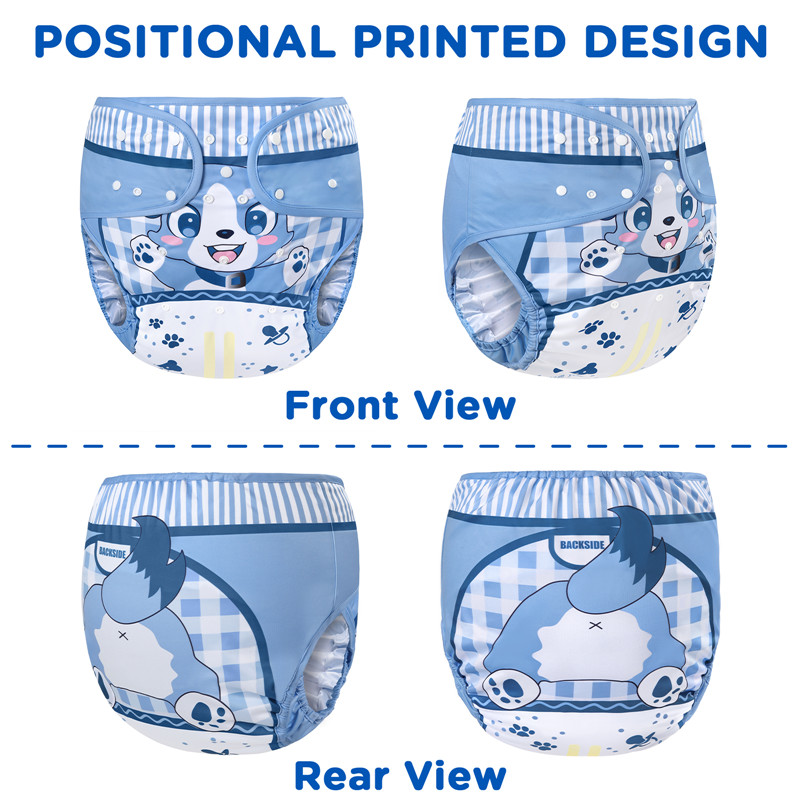 Little Blue Adult Diaper Wrap Cover