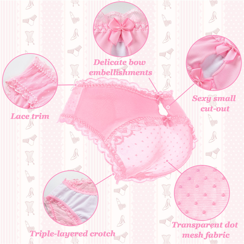 Cheeky SissyUniversity Tucking Gaff Panties Pink