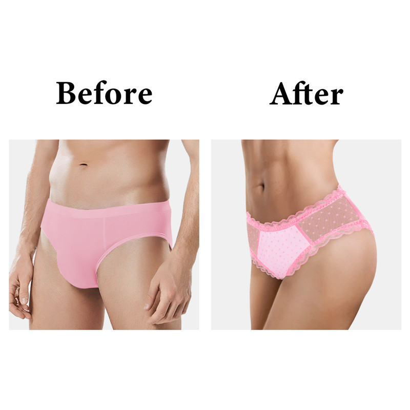 Cheeky SissyUniversity Tucking Gaff Panties Pink