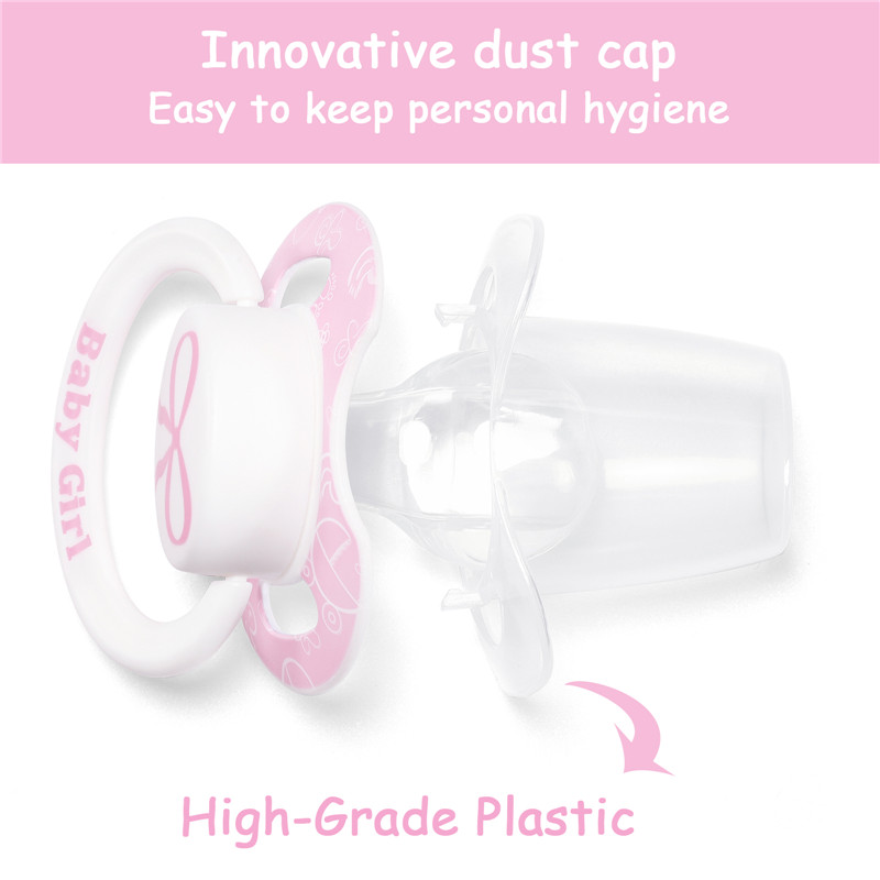 Gen2 BigShield Pacifier Baby Girl Pattern