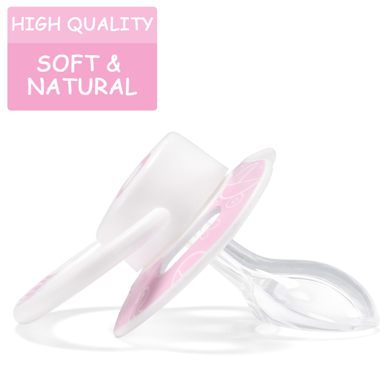 Gen2 BigShield Pacifier Baby Girl Pattern