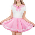 Magical Girls Silk-soft Mini Dress Pink