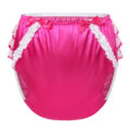 Pretty in Rose Satin Over Adult Diaper Cover