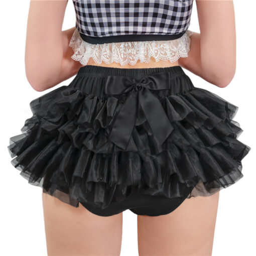 Ballerina Tutu Bloomers Skirted Panties Black