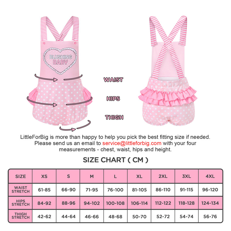 Blushing Baby Ruffle Butt Shortalls