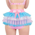 Ballerina Tutu Bloomers Skirted Panties RainBow