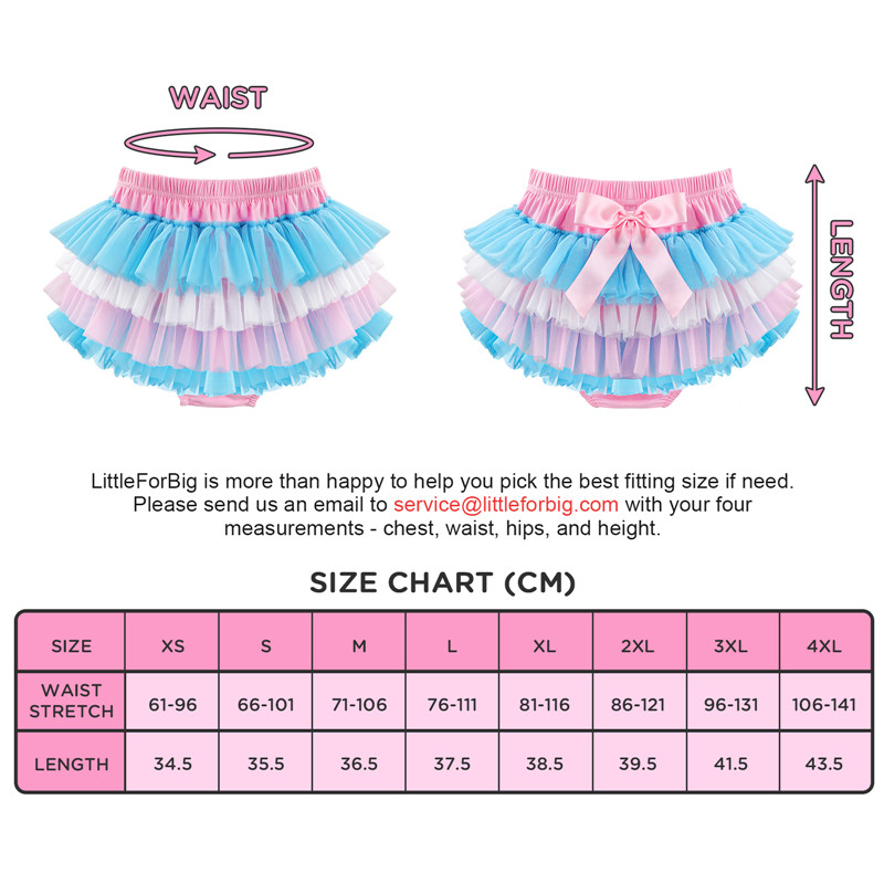 Ballerina Tutu Bloomers Skirted Panties RainBow