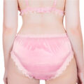 Sissy Lacy Frill Panties Pink