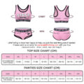 Sissy University Bralette Set Magenta