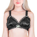 SissyUniversity Lacy Frill Bralette Black