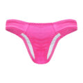 Thick Band Tucking Gaff Thong Panties Rose