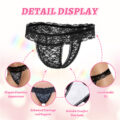 Lace Band Tucking Gaff Thong Panties