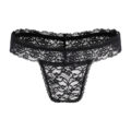 Lace Band Tucking Gaff Thong Panties