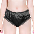 SissyUniversity Lacy Frill Panties Black