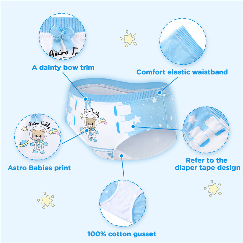 Astro Babies &apos;Oopsie&apos; Potty Pants Panties Set