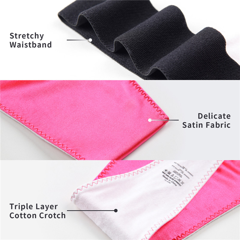 Wider Straps Thong Tucking Gaff Panties Hot Pink