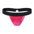 Wider Straps Thong Tucking Gaff Panties Hot Pink