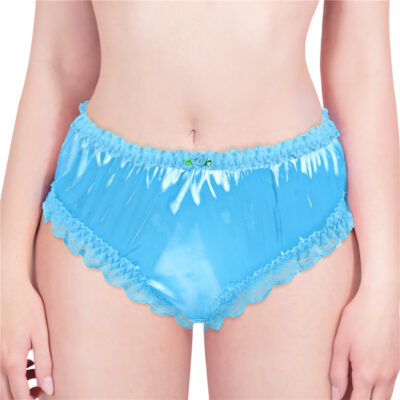 SissyUniversity Lacy Frill Panties Blue