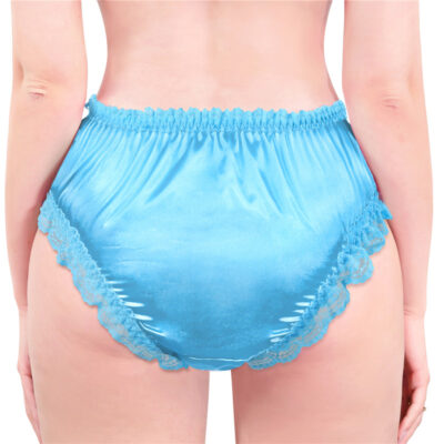 SissyUniversity Lacy Frill Panties Blue