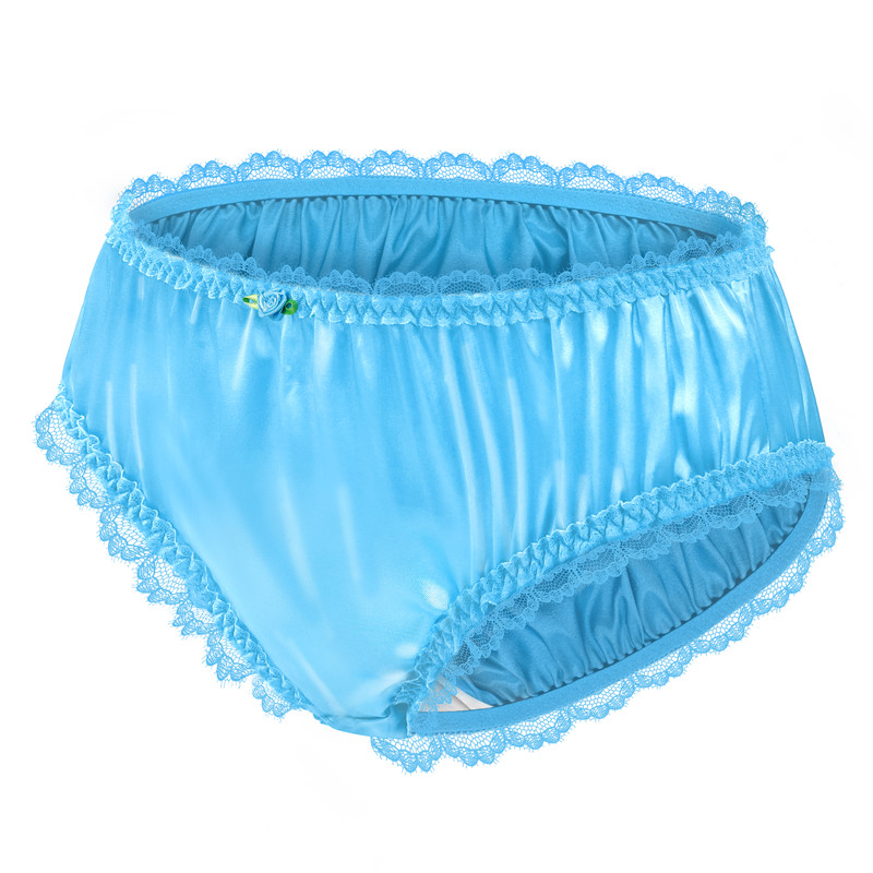 SissyUniversity Lacy Frill Panties Blue