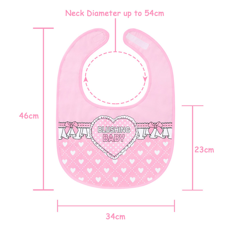 Blushing Baby Adult Bib