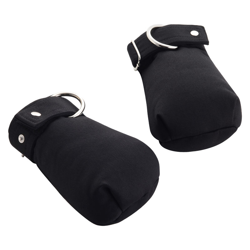 Adult Baby Soft Padded Mittens Black
