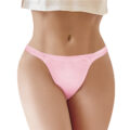 Thin Band Thong Tucking Gaff Panties Pink