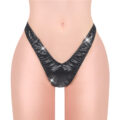 Little Secret Sparkle Metallic Tucking Gaff Panties Black
