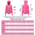 Cozy Bear Hoodie Sweatshirt Onesie Hot Pink