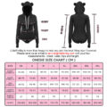 Cozy Bear Hoodie Sweatshirt Onesie Black