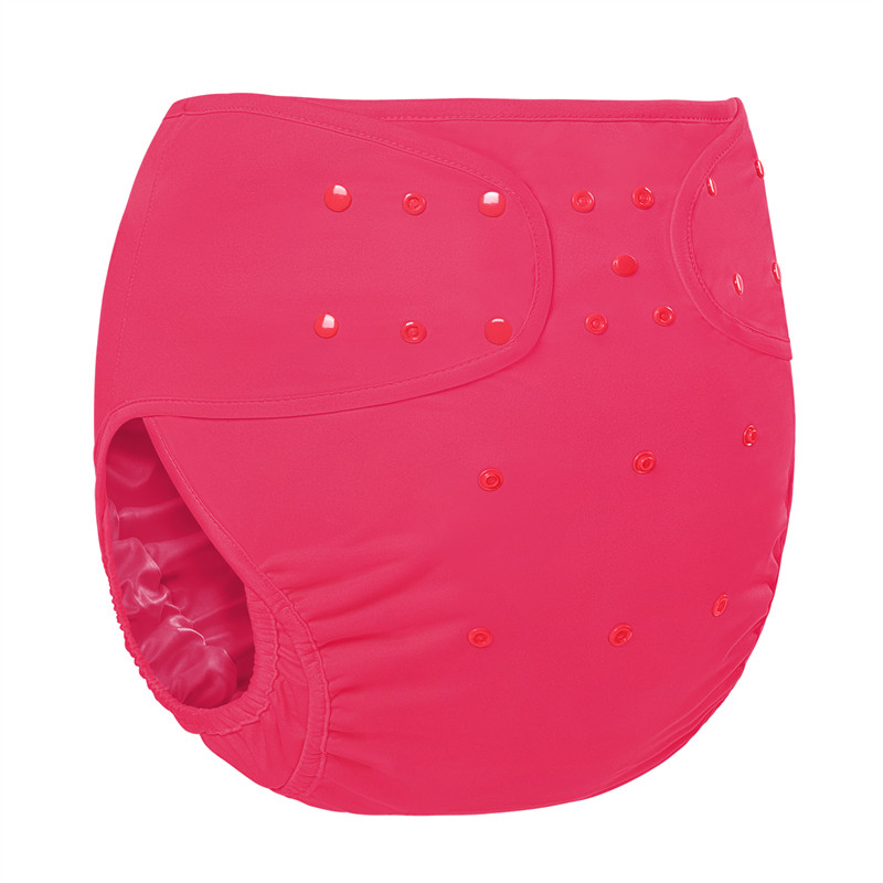 Primary Comfort Cloth Adult Diaper Wrap Cover One Size Hot Pink