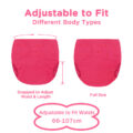 Primary Comfort Cloth Adult Diaper Wrap Cover One Size Hot Pink