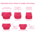 Primary Comfort Cloth Adult Diaper Wrap Cover One Size Hot Pink