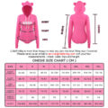 Cozy Sissy Bear Hoodie Sweatshirt Onesie Hot Pink
