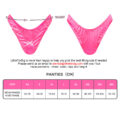 Little Secret Thong Tucking Gaff Panties Hot Pink