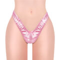Little Secret Sparkle Metallic Tucking Gaff Panties Pink