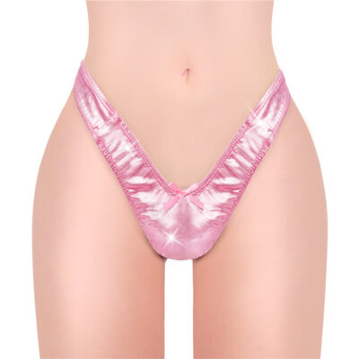 Little Secret Sparkle Metallic Tucking Gaff Panties Pink