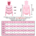 Cozy SissyUniversity Bear Hoodie Sweatshirt Onesie Pink