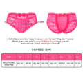 Cheeky Bow Tucking Gaff Panties Hot Pink