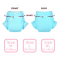 ABDry Ultra Absorbent Diapers 2 Pieces Sample Pack Blue(M)/(L)/(XL)