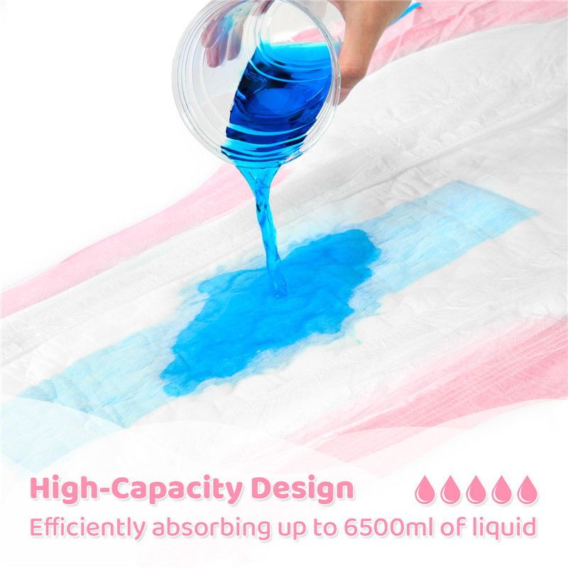 ABDry Ultra Absorbent Diapers 2 Pieces Sample Pack Pink(M)/(L)/(XL)