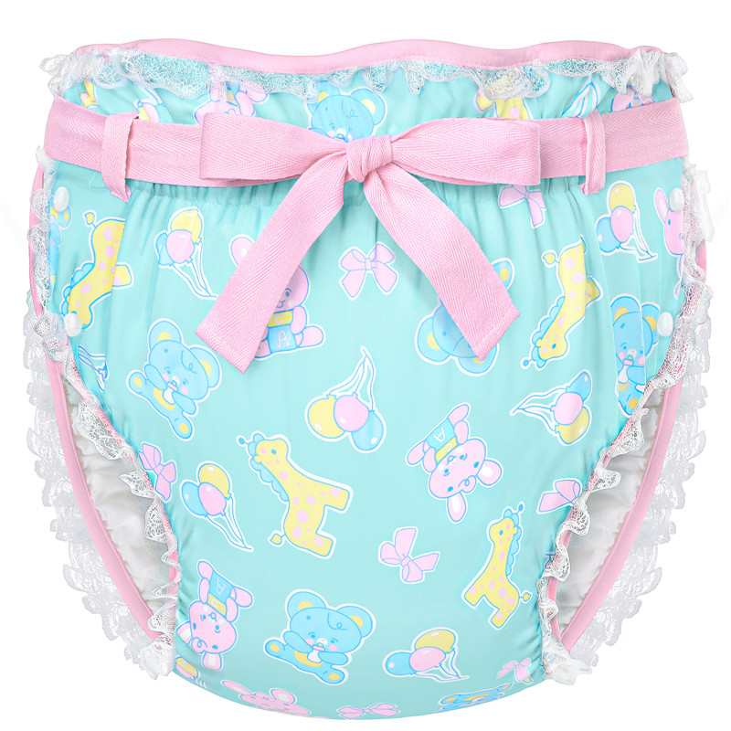 Baby Parade Repeating Pattern Silky Ribbon Omutsu Japanese Diaper Cover