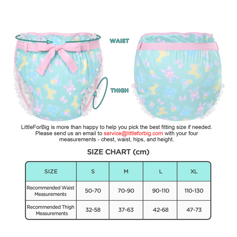 Baby Parade Repeating Pattern Silky Ribbon Omutsu Japanese Diaper Cover