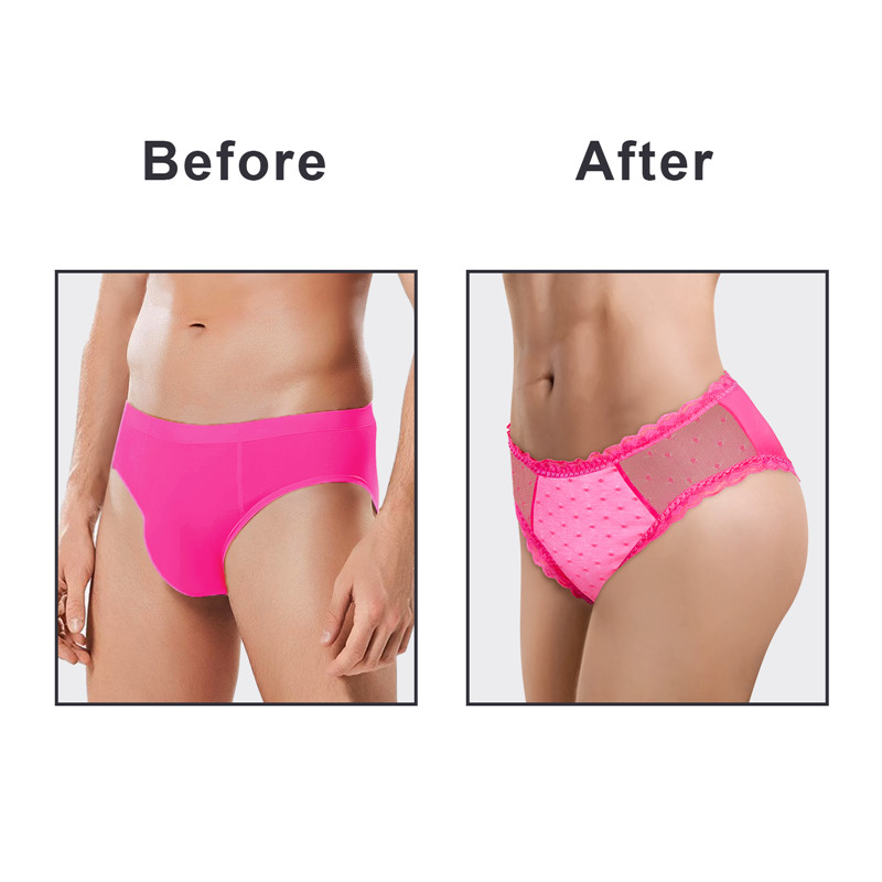 Cheeky SissyUniversity Tucking Gaff Panties Hot Pink