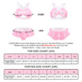 Cheer SissyUniversiry Bralette Skort Set Pink