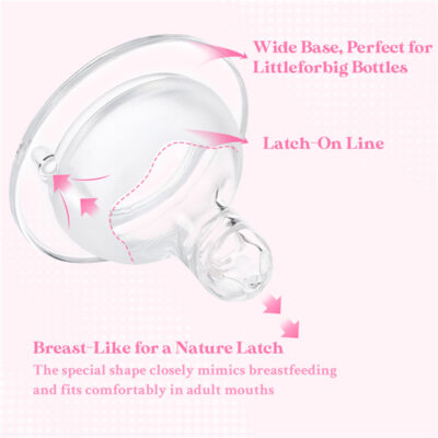 Spiral Texture Bottle Nipples 3-Pack