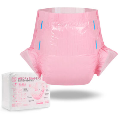 ABDry Ultra Absorbent Diapers 10 Pieces Pack Pink(M)/(L)/(XL)