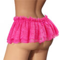 SissyUniversity Lace Skirted Thong Panties Hot Pink