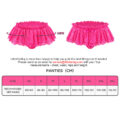 SissyUniversity Lace Skirted Thong Panties Hot Pink