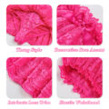 SissyUniversity Lace Skirted Thong Panties Hot Pink